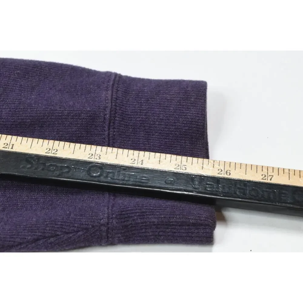 Polo Ralph Lauren 1/4 Zip Pullover Sweater Mens XL Purple Long Sleeve Cotton